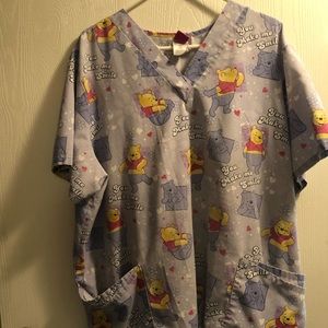 The wonderful world of Disney scrub top
